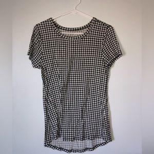 Black and White Maurices Top